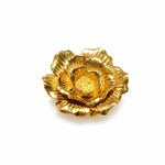 Carica l'immagine nella visualizzazione Galleria, Rose brass cabinet handle, single hole