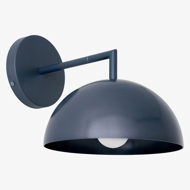 Metio Dome Wall Sconce – Contemporary Dome Shade Light for Hallway