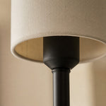 Afbeelding laden in galerijweergave, Vintage wandlamp met stoffen kap