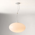 Load image into Gallery viewer, Lumivelle Minimalist Glass Pendant – Adjustable Height Dimmable Design
