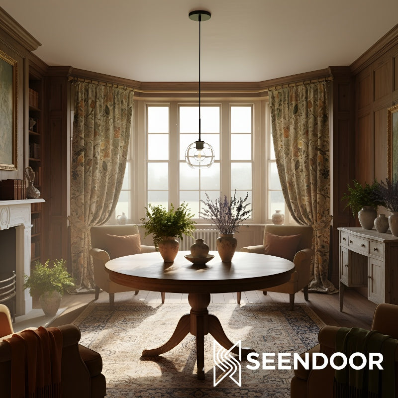 Selvion Sculptural Globe Modern Pendant Light for Kitchen, Bathroom & Entryway