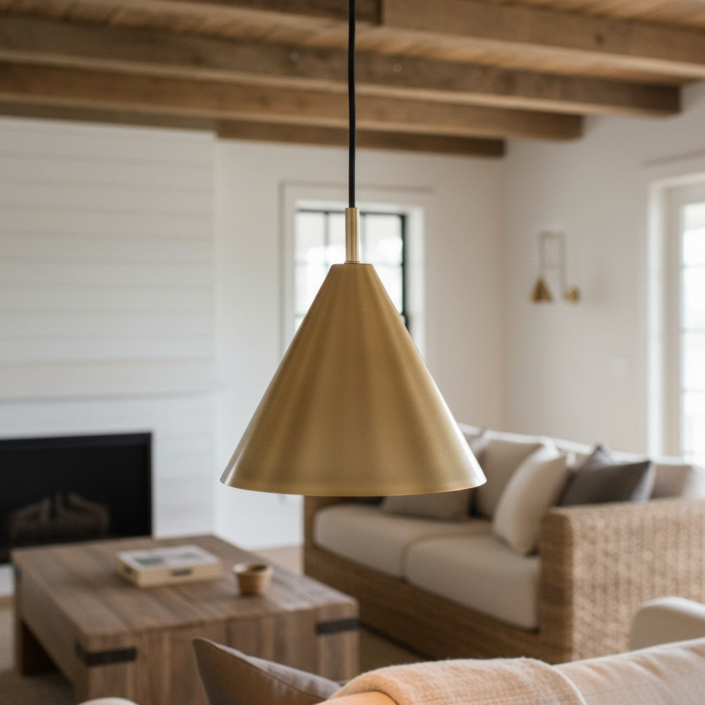 Suspension Oricone – Design classique et chic avec finition bronze ou laiton, parfaite pour la salle à manger ou le salon