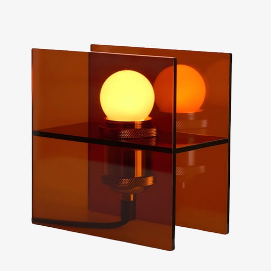 Lámpara de Mesa Sunset Ocean Horizon - Lámpara de Escritorio Decorativa Moderna con Luz Ambiental en Degradado para Interiores