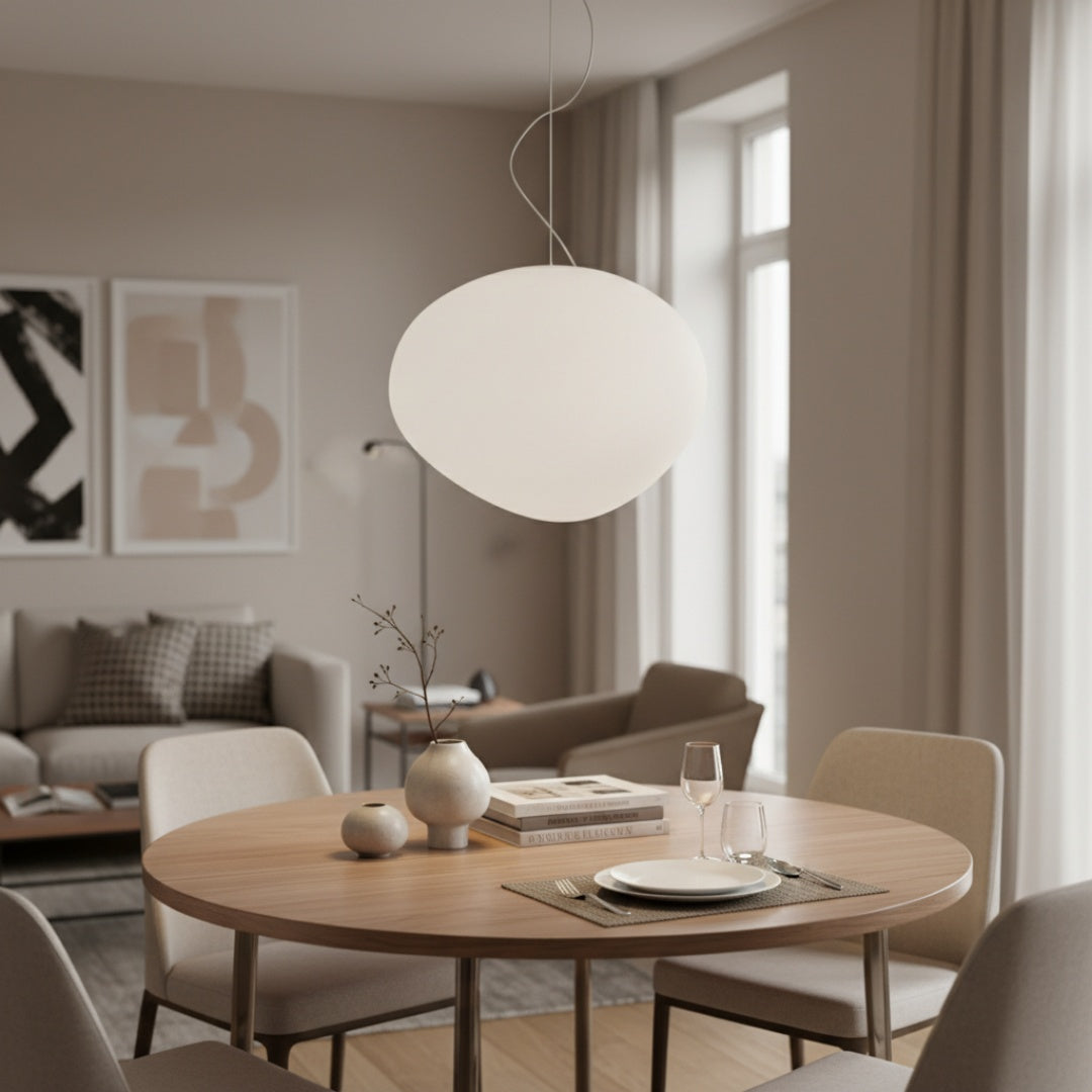 Stonea eigentijdse hangpendellamp – artistieke hangpendellamp voor moderne interieurruimtes N17