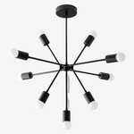 Load image into Gallery viewer, Mobilux Line Modern Chandelier - Mid Century Ceiling Light Fixture
