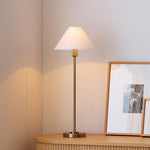 Load image into Gallery viewer, Diora Table &amp; Floor Lamps - Linen Shade Modern Linear Style Sophisticated Accent
