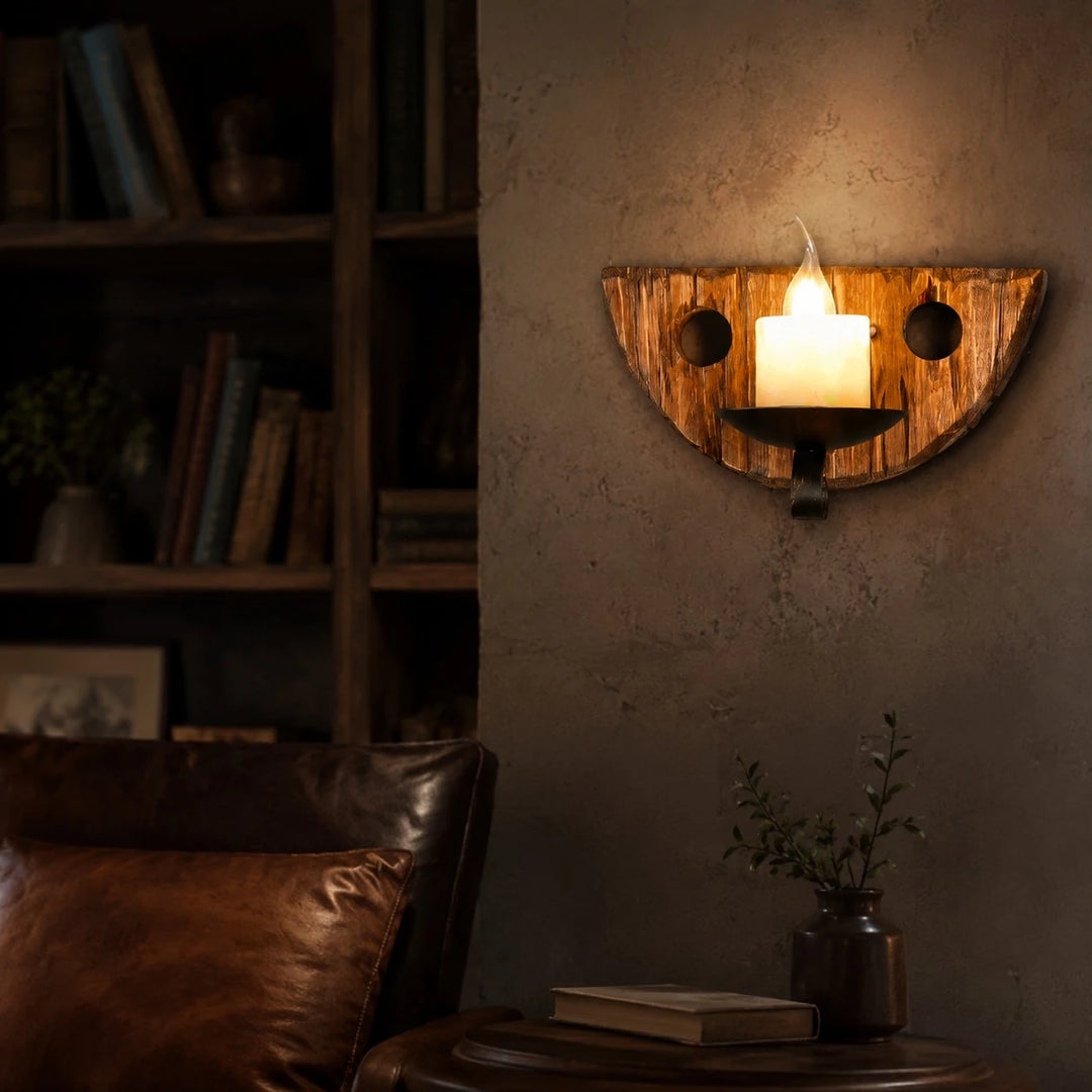Reading Nook Candle Sconce Scene