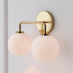 Load image into Gallery viewer, Selvion Artistic Globe Sconce Light - Handcrafted Glass Sculptural Wall Fixture
