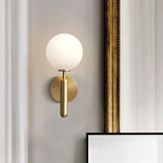 Carica l'immagine nella visualizzazione Galleria, Lampada da parete in metallo moderno Milky Glow