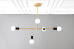 Load image into Gallery viewer, Mobilux Line 5 Light Chandelier - Modern Ceiling Hanging Lamp for Dining Room
