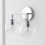 Load image into Gallery viewer, Selvion Artistic Globe Sconce Light - Handcrafted Glass Sculptural Wall Fixture
