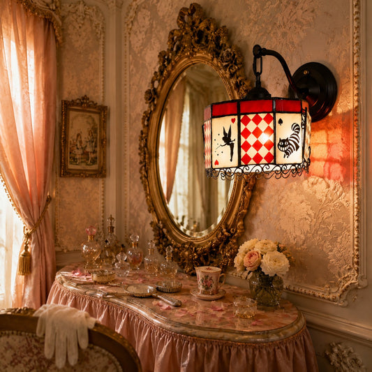 Alice Storybook Glass Wall Sconce