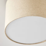 Load image into Gallery viewer, Jelvane Drum Flush Mount with Fabric Shade

