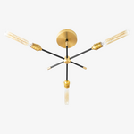 Load image into Gallery viewer, Mobilux Line Industrial Chandelier - Modern Ceiling Light Fixture for Home
