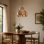 Load image into Gallery viewer, French Vintage Striped Fabric Pendant Lamp