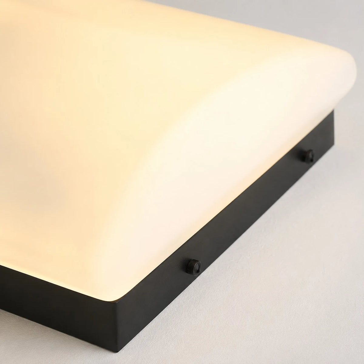 Warm glass shade detail