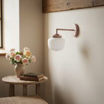 Load image into Gallery viewer, Opalume Glass Vanity Light - Vintage Inspired Bathroom Wall Lighting

