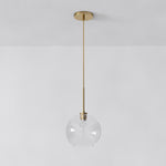 Load image into Gallery viewer, Selvion Sculptural Globe Pendant Light - Modern Glass Pendant Lamp - Sleek Design
