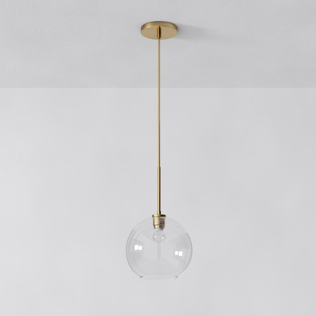 Selvion Sculptural Globe Pendant Light - Modern Glass Pendant Lamp - Sleek Design