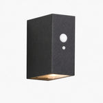 Load image into Gallery viewer, Style C vertical black aluminum glass outdoor wall lamp