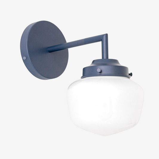 Lámpara de Tocador de Vidrio Opalume - Iluminación de Pared para Baño Inspirada en Vintage