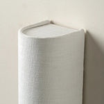 Afbeelding laden in galerijweergave, Linbron Linnen Wandlamp Natuurlijke Stoffen Kap Moderne Wandlamp voor Slaapkamer