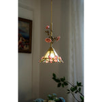Bild in die Galerieansicht laden, Lalique Rosen Glas Pendelleuchte