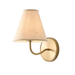 Load image into Gallery viewer, Fibura Sleek Metal Linen Shade Wall Light - Wall-Mounted Art
