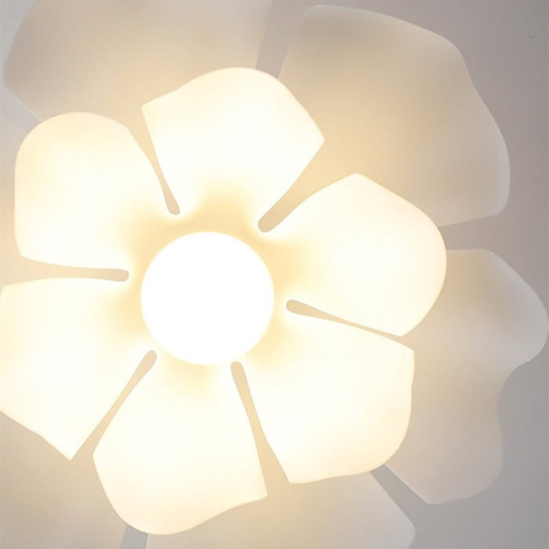 Blossenari Noordse Bloem Design Hanglamp – Sculpturale Bloemvormige Plafondlamp voor Woonkamer N34