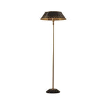 Afbeelding laden in galerijweergave, Auriglow geëmailleerde messing geperforeerde vloerlamp - space age stijl - woondecoratie
