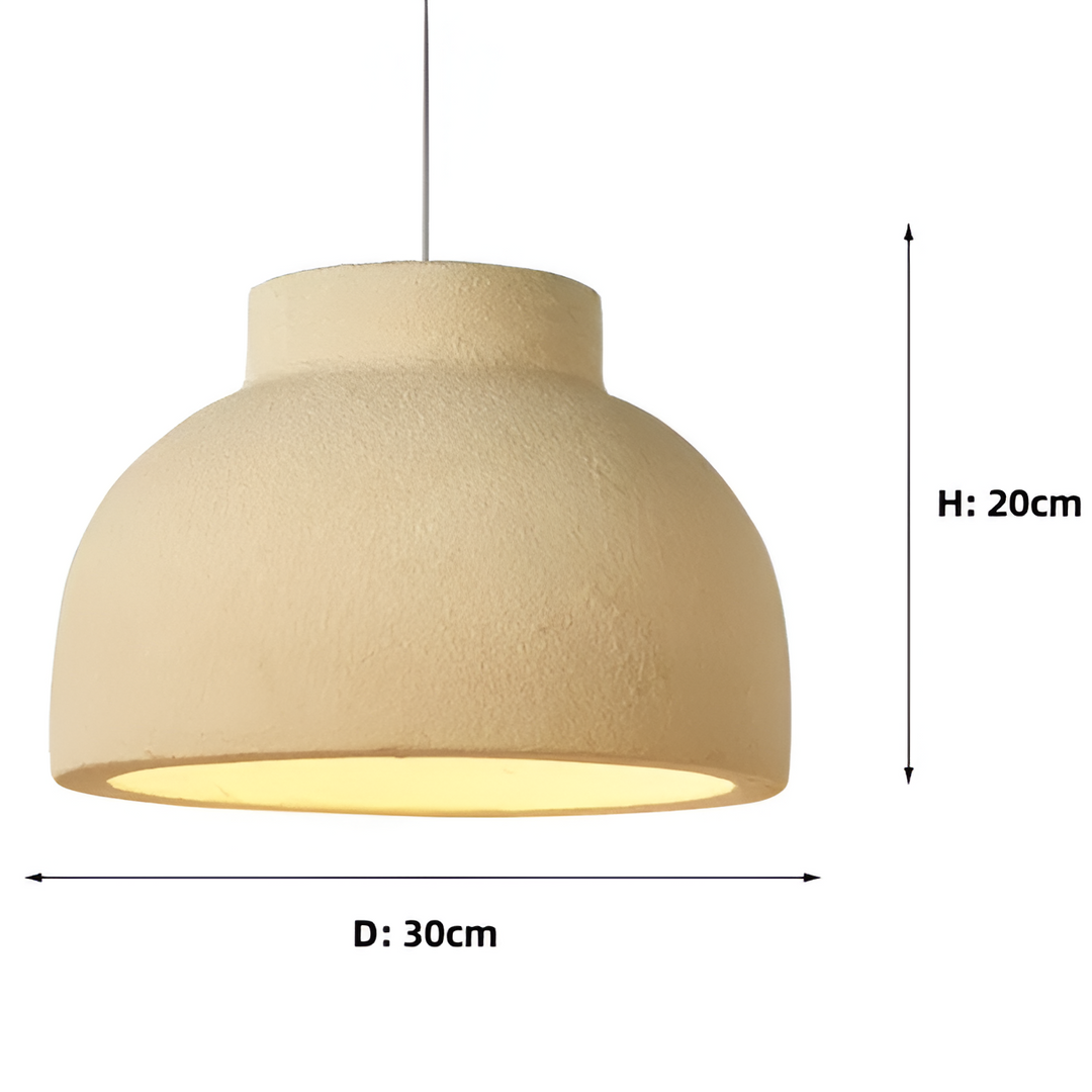 Suspension minimaliste bol nordique en polystyrène