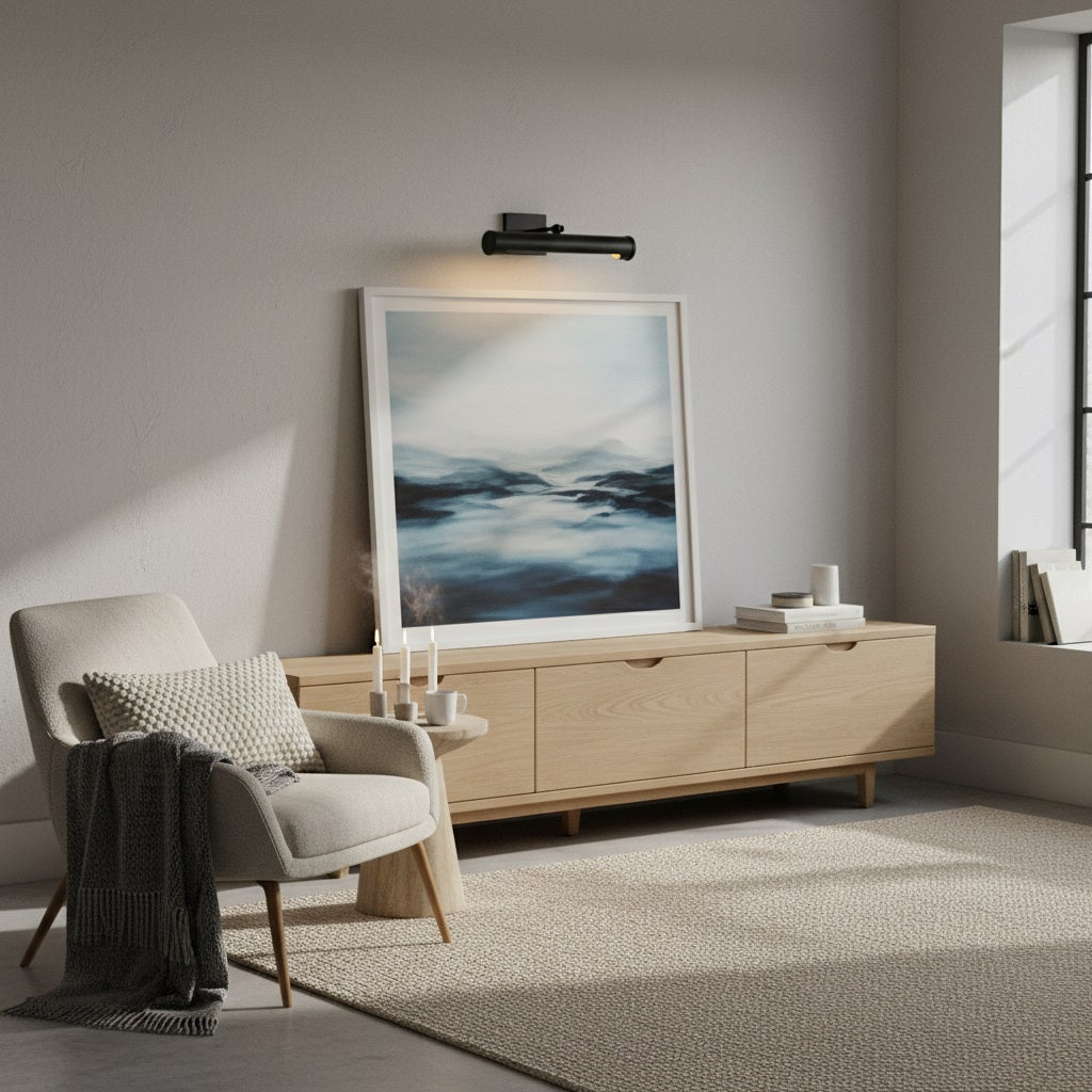 Modo Schilderijlamp - Klassiek Boogontwerp Messing Kunstlamp voor Galerijwand