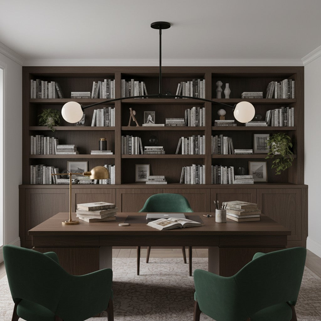 Lustre suspendu en verre Arden – Design géométrique minimaliste pour intérieurs modernes