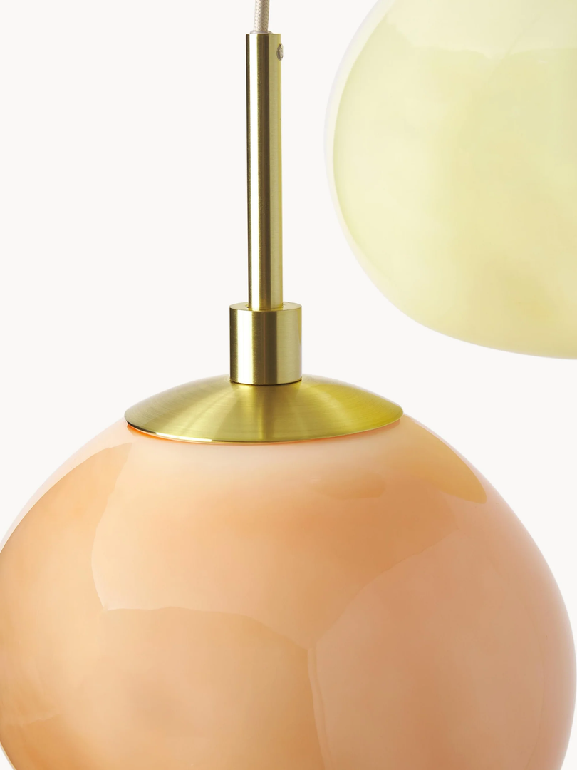 Coloria Opal Glass Pendant – Minimalist Light for Hallway & Kitchen