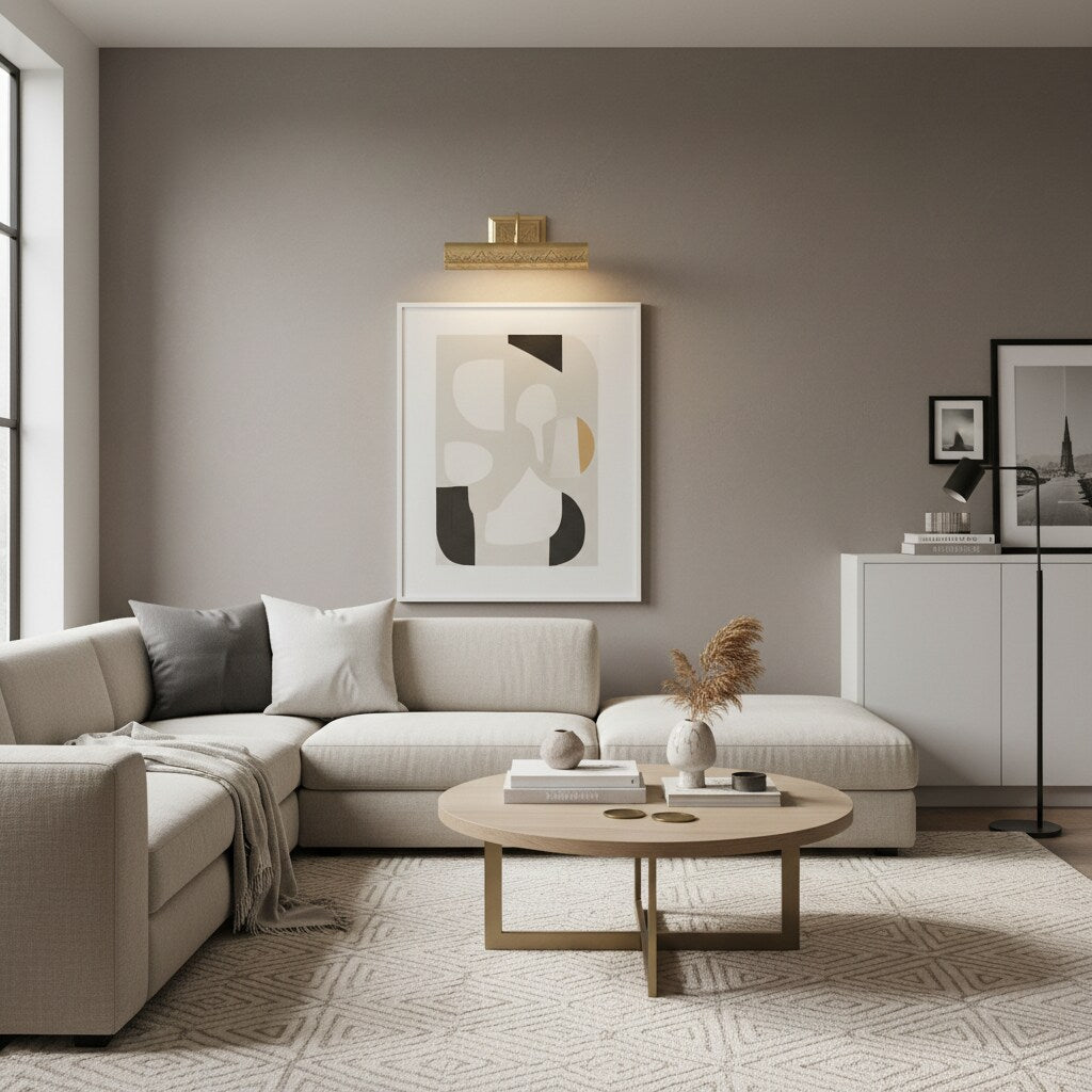 Aurix Gesneden Wandlamp - Een Klassiek Retro Ontwerp Perfect voor het Tonen van Kunstwerken of het Creëren van een Leeshoekje