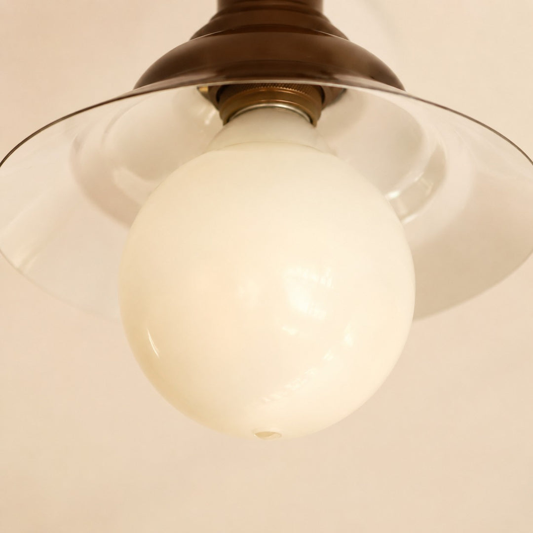 Vintage metalen plafondlamp