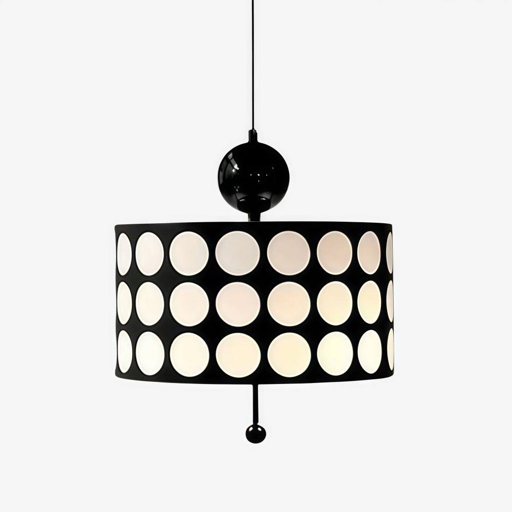Dotrelia Suspension Géométrique en Treillis - Abat-jour en Cuir Moderne pour Salle à Manger