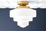 Load image into Gallery viewer, Geotower Tiered Globe Contemporary Ceiling Lamp for Bedroom &amp; Foyer

