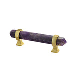 Load image into Gallery viewer, Brass Crystal Door Knobs: Kitchen Cabinet Knobs &amp; Bedroom Drawer Pulls
