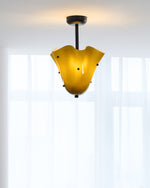 Load image into Gallery viewer, Bellina Decorative Glass Ceiling Light - Modern Sculptural Flush Mount
