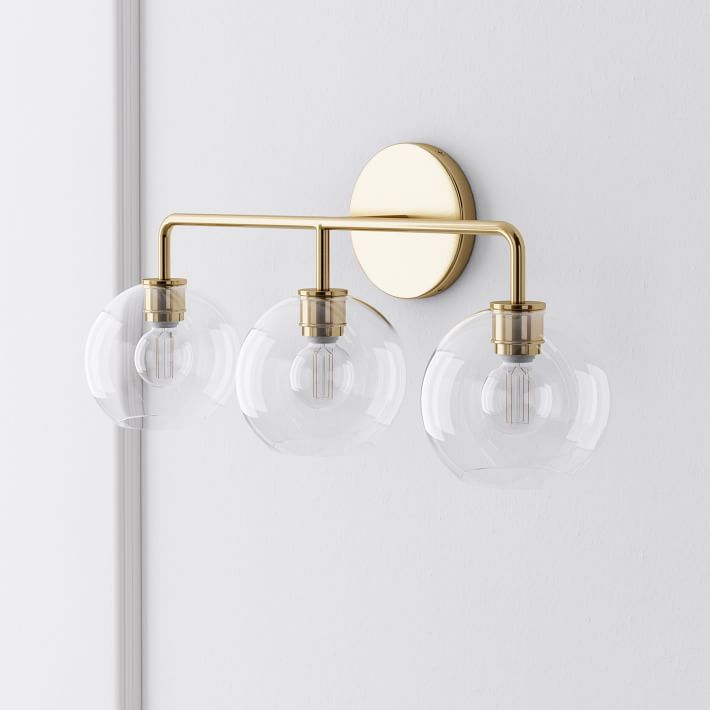 Selvion Artistic Globe Sconce Light - Handcrafted Glass Sculptural Wall Fixture