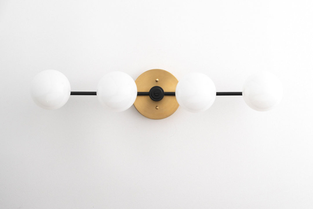 Glorica Glass Long Vanity Light - Modern Minimalist Wall Sconce Design