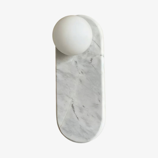Lámpara de Pared de Piedra Vinbrea con Textura Orgánica - Luz de Acento de Estilo Mediados de Siglo para Dormitorio y Pasillo