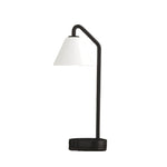 Load image into Gallery viewer, Conica Sculptural Cone Table Lamp - Modern Glass Lighting for Bedroom or Desk
