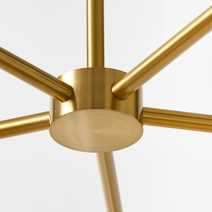 Conica Sculptural 5-Light Cone Chandelier - Modern Glass Lighting for Home