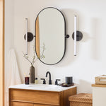 Load image into Gallery viewer, Voro Modern LED Wall Sconce - Metal Bathroom &amp; Hallway Lighting Fixture
