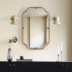 Load image into Gallery viewer, Brivana Sconce Wall Light - Brass Modern Lighting for Bedroom &amp; Hallway

