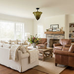 Load image into Gallery viewer, Bellina Decorative Glass Ceiling Light - Modern Sculptural Flush Mount
