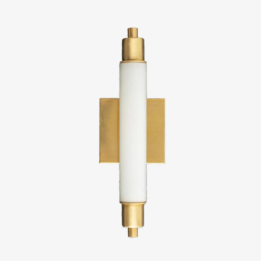 Ornato Luxe Aplique Moderno para Tocador - Lámpara de Pared Art Decó con Pantalla Cilíndrica