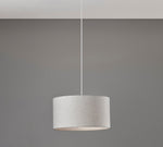 Load image into Gallery viewer, Dumora Fabric Drum Shade Pendant Light - Linen Design Hanging Light
